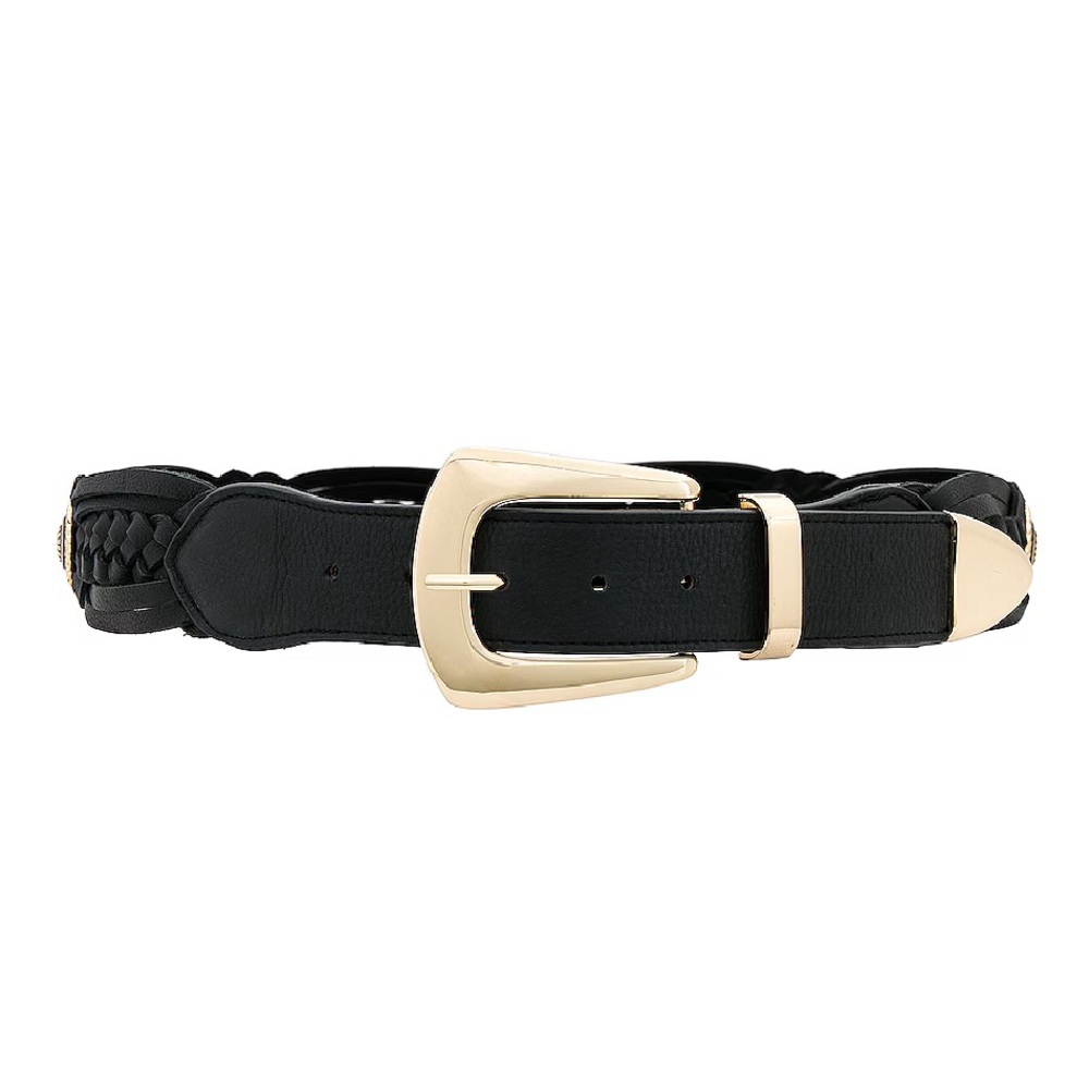 B-Low The Belt Jordana Mini Wrangler Belt - Black & Gold - Size: Extra Small